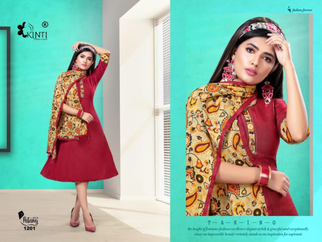 Kinti Design Patang Vol-12 Stroll Kurti Catalog Kinti Design Patang Vol-12 Stroll Kurti Catalog